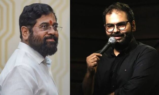 ಅವಹೇಳನ ಮಾಡಿದವನಿಗೆ ಶಿಂಧೆ ಸೇನೆ ಪ್ರತ್ಯುತ್ತರ ; ಕಾಮ್ರಾಗೆ ವಾರ್ನಿಂಗ್