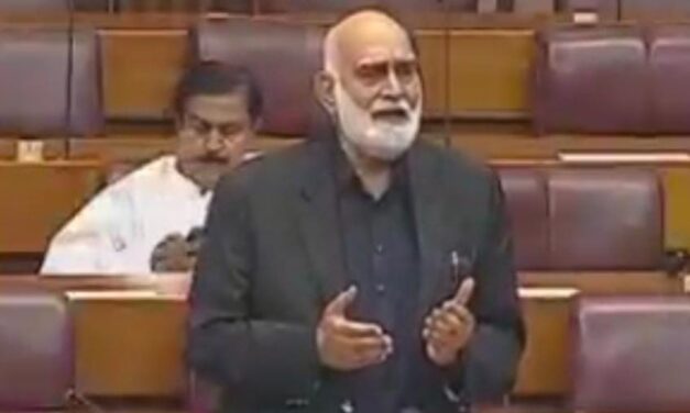 ದೇವರು ಕಾಪಾಡಲಿ ; ಪಾರ್ಲಿಮೆಂಟ್ ‌ನಲ್ಲಿ ನಿಂತು ಕಣ್ಣೀರು ಹಾಕಿದ ಪಾಕ್ ಸಂಸದ ‌