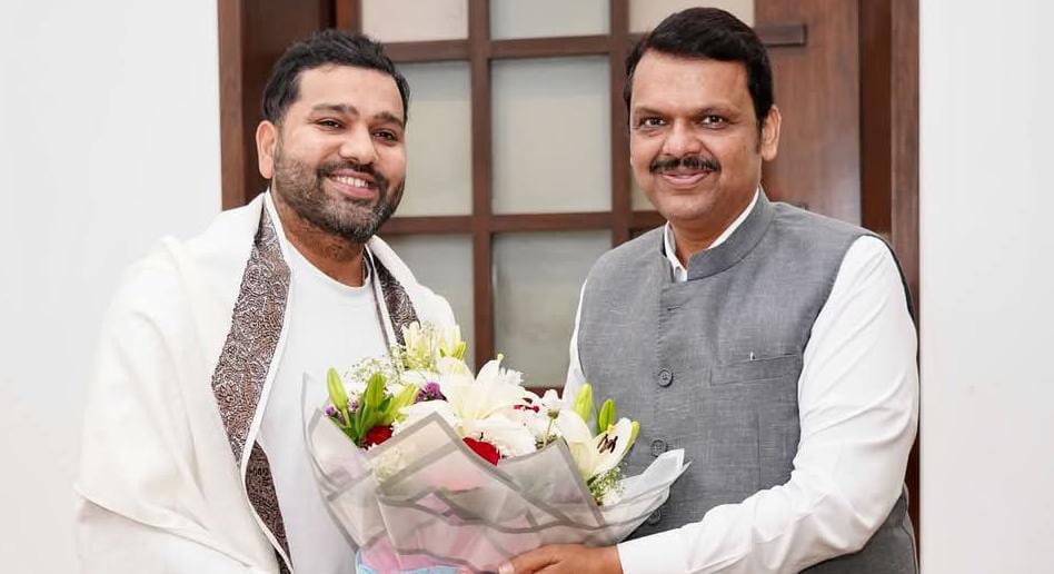 ಬಿಜೆಪಿ ಸೇರುತ್ತಾರಾ ರೋಹಿತ್ ಶರ್ಮಾ ; ಮಹಾ ಸಿಎಂ ಭೇಟಿ