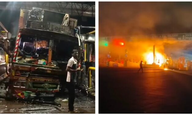 ಬೆಳಗಾವಿ : ರಾಷ್ಟ್ರೀಯ ಹೆದ್ದಾರಿ ಟೋಲ್ ಬಳಿ ಟ್ಯಾಂಕರ್ ಸ್ಪೋಟ