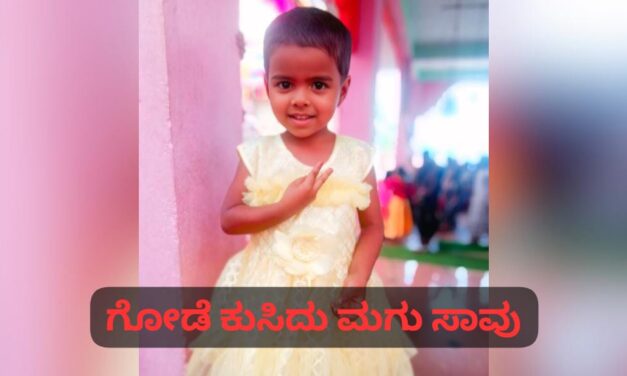 ಮಳೆ ಅವಾಂತರ ; ಮನೆ ಗೋಡೆ ಕುಸಿದು 3 ವರ್ಷದ ಮಗು ಸಾವು