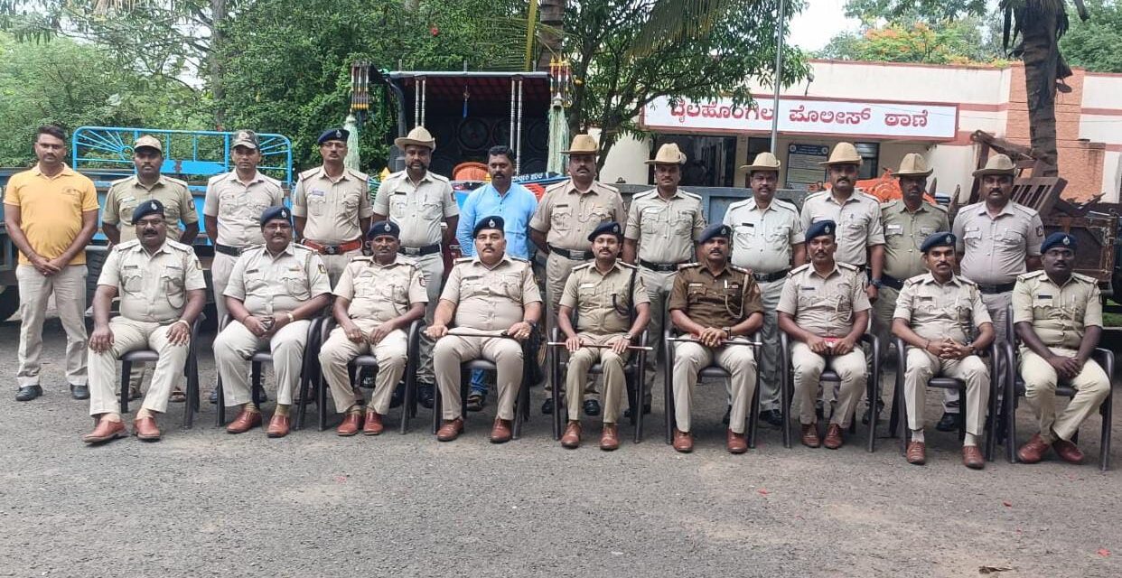 ಬೈಲಹೊಂಗಲ ಪೊಲೀಸರ ಬಲೆಗೆ ಬಿತ್ತು ದೊಡ್ಡ ತಿಮಿಂಗಿಲ