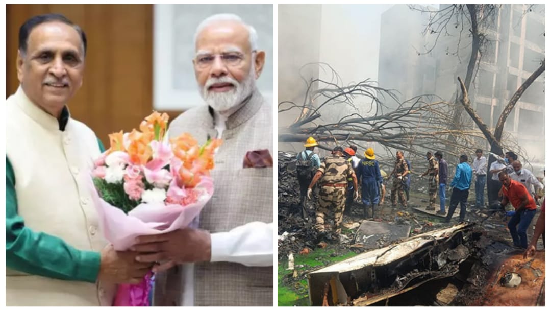 ವಿಮಾನ ದುರಂತ ; ಗುಜರಾತ್ ಮಾಜಿ ಸಿಎಂ ಸೇರಿ 242 ಜನ ಸಾವು