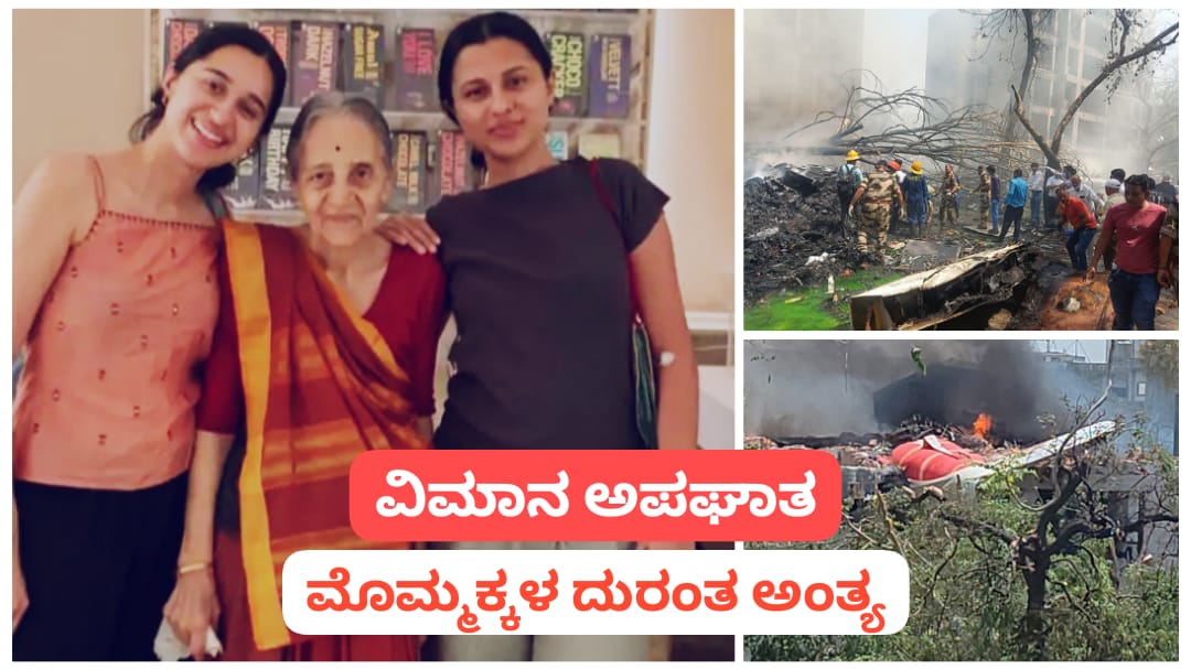 ಅಜ್ಜಿಯ ಭೇಟಿಗೆ ಬಂದ ಇಬ್ಬರು ಮೊಮ್ಮಕ್ಕಳು ವಿಮಾನ ಅಪಘಾತದಲ್ಲಿ ದುರಂತ ಸಾವು