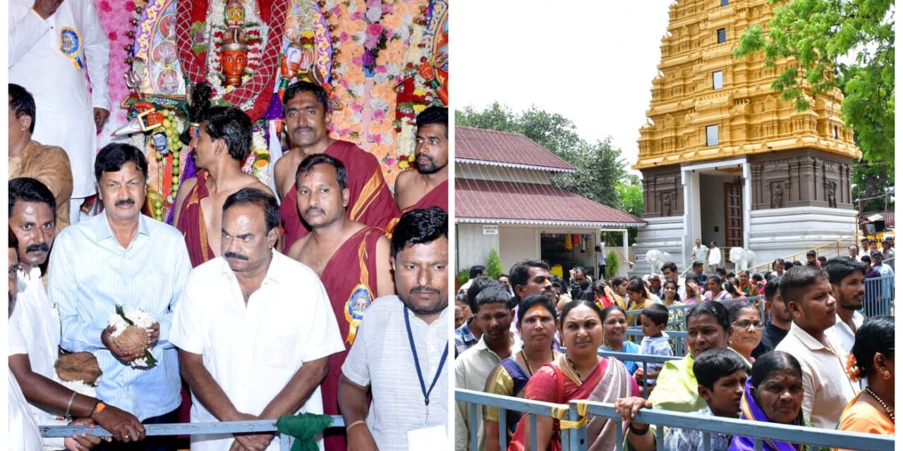 ಗೋಕಾಕ್ ನಲ್ಲಿ ಲಕ್ಷ್ಮೀ ದೇವಿ ಜಾತ್ರೆ ಸಡಗರ