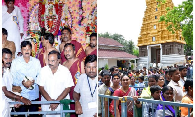 ಗೋಕಾಕ್ ನಲ್ಲಿ ಲಕ್ಷ್ಮೀ ದೇವಿ ಜಾತ್ರೆ ಸಡಗರ