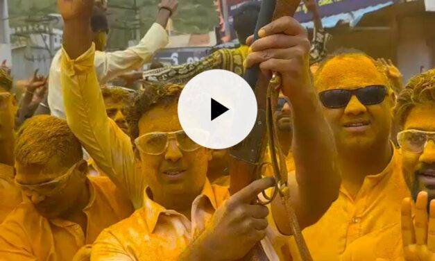 ರಮೇಶ್ ಜಾರಕಿಹೊಳಿ ಪುತ್ರನಿಂದ ಫೈರಿಂಗ್ ; ಪ್ರಕರಣ ದಾಖಲು – Video