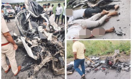 ಅಥಣಿಯಲ್ಲಿ ಭೀಕರ ರಸ್ತೆ ಅಪಘಾತ : ಮೂವರು ಸಾವು