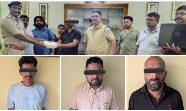 ವಿಷ ಸೇವಿಸಿ ಆತ್ಮಹತ್ಯೆ ಪ್ರಕರಣ ; ಮೂವರು ಆರೋಪಿಗಳ ಬಂಧನ