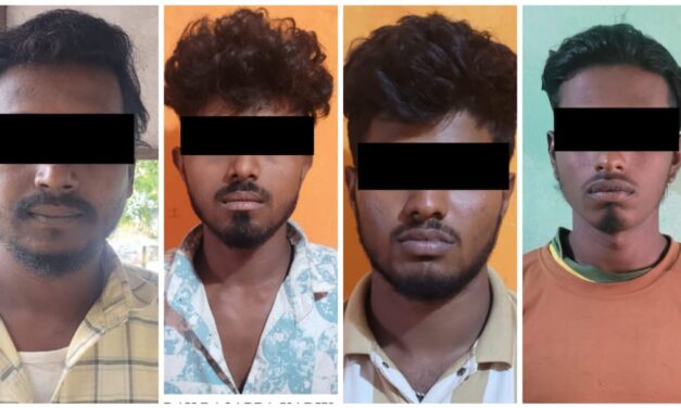 ಬೆಳಗಾವಿ ಹೆದ್ದಾರಿಯಲ್ಲಿ ಕಳ್ಳತನ ಮಾಡುತ್ತಿದ್ದ ನಾಲ್ವರ ಹೆಡೆಮುರಿ ಕಟ್ಟಿದ ನಗರ ಪೊಲೀಸ್