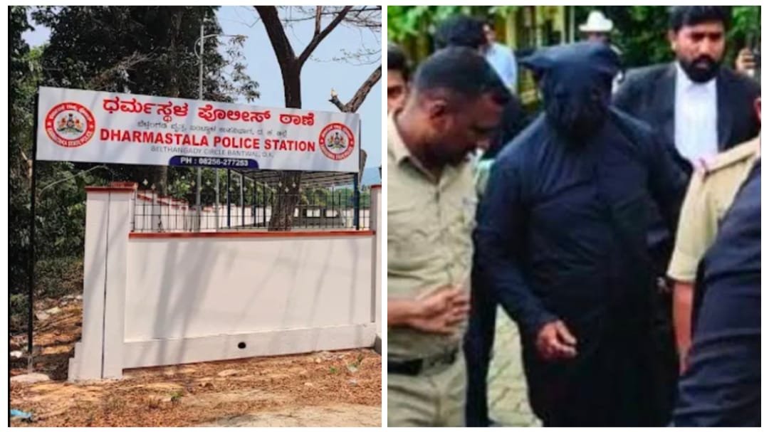 ದೃಶ್ಯ ಸಿನೆಮಾದಂತಾದ ತಲೆಬುರುಡೆ ಪ್ರಕರಣ ; ಪೊಲೀಸ್ ಠಾಣೆ ಮುಂದೆ ಸ್ಪಾಟ್ ತೋರಿಸಿದ ಅನಾಮಿಕ ‌