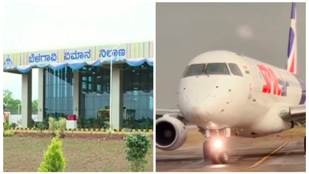 ಬೆಳಗಾವಿಯಲ್ಲಿ ತಪ್ಪಿದ ವಿಮಾನ ದುರಂತ ; ತಾಂತ್ರಿಕ ದೋಷದಿಂದ ತುರ್ತು ಭೂಸ್ಪರ್ಶ