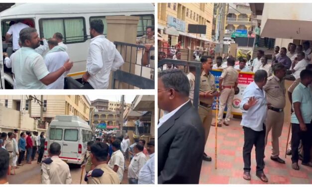 ರಾಮದುರ್ಗ : ಬಾಲಚಂದ್ರ ಜಾರಕಿಹೊಳಿ ಬೆಂಬಲಿಗರಿಗೆ ಟೈಟ್ ಸೆಕ್ಯುರಿಟಿ ; ರಂಗೇರಿದ ಡಿಸಿಸಿ ಚುನಾವಣೆ