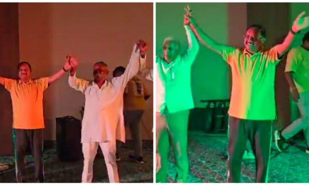 ಜಾಲಿ‌ ಮೂಡಲ್ಲಿ‌ ಜೊಲ್ಲೆ ಸಾಹೇಬ್ ; ಮತದಾರರ ಹೃದಯ ಕದ್ದ ಮಾಜಿ ಸಂಸದ