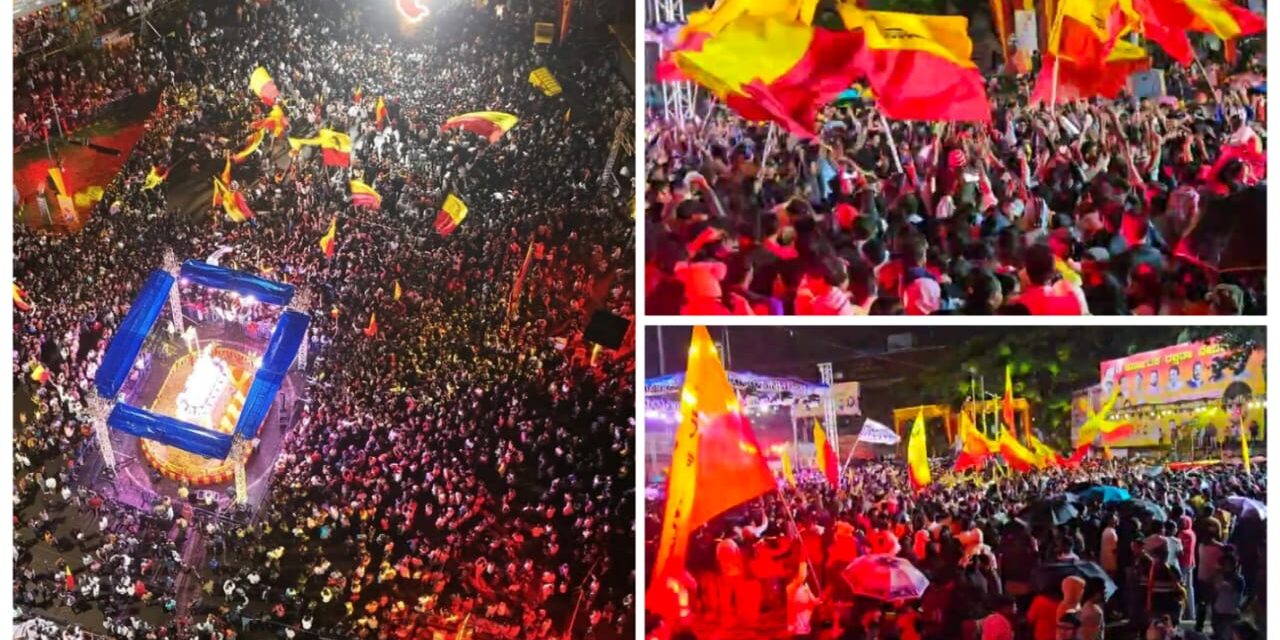 ಕುಂದಾನಗರಿಯಲ್ಲಿ ರಾಜ್ಯೋತ್ಸವ ಕಲರವ ; ಮಧ್ಯರಾತ್ರಿ ಕುಣಿದು ಕುಪ್ಪಳಿಸಿದ ಯುವ ಸಮೂಹ