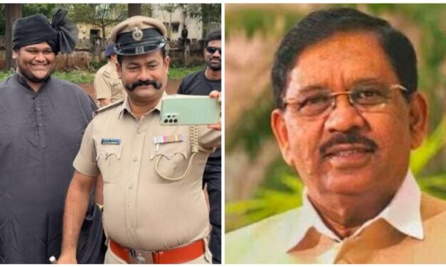 ಎಂಇಎಸ್ ಪುಂಡನ ಜೊತೆ ಸೆಲ್ಫಿ ಪಡೆದಿದ್ದ ಇನ್ಸ್ಪೆಕ್ಟರ್ ಎತ್ತಂಗಡಿ…!