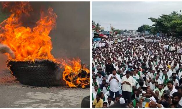 ಉಗ್ರ ಸ್ವರೂಪದತ್ತ ರೈತರ ಪ್ರತಿಭಟನೆ ; ಅಥಣಿ – ಗೋಕಾಕ್ ಮುಖ್ಯ ರಸ್ತೆ ಬಂದ್..! ಸಾರ್ವಜನಿಕರ ಪರದಾಟ