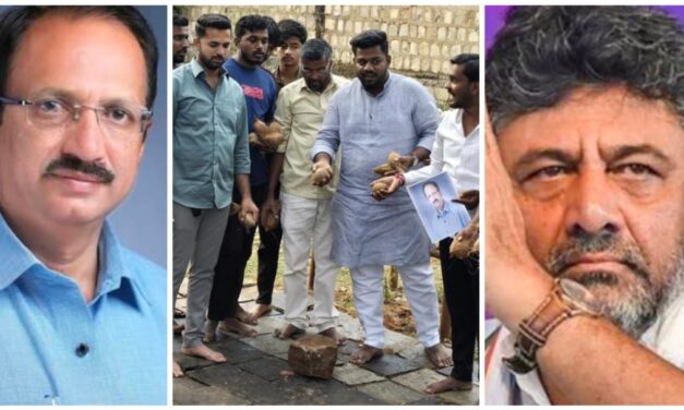ಡಿಕೆಶಿ ಸಿಎಂ ಆಗಲಿ ; ಕೌಜಲಗಿ ಮಂತ್ರಿಯಾಗಲಿ : ಪೂಜೆ ಸಲ್ಲಿಸಿದ ಅಭಿಮಾನಿಗಳು