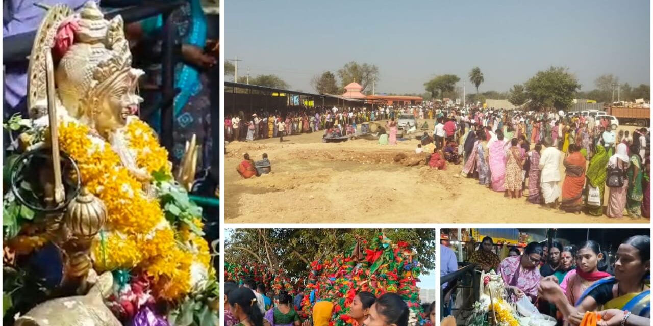 ಹೆಚ್ಚಾದ ಭಕ್ತರ ದಂಡು ; ಸದ್ದಿಲ್ಲದೆ ನಡೆದ ಸೇವೆ ; ಕಣ್ಮುಚ್ಚಿ ಕುಳಿತ ಬೈಲಹೊಂಗಲ ಪೊಲೀಸ್..! ಇದು ಚಾಮುಂಡೇಶ್ವರಿ ಮಹಾತ್ಮೆ…!