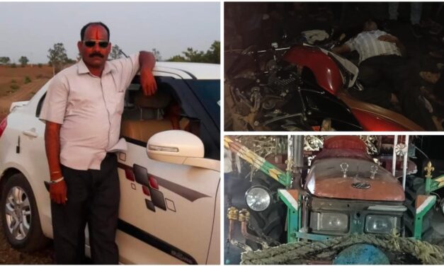 ಅಥಣಿ : ಭೀಕರ ರಸ್ತೆ ಅಪಘಾತ, ಬೈಕ್ ಸವಾರ ಸಾವು