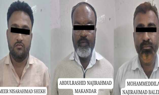 ಬೆಳಗಾವಿ : ಪತ್ರಕರ್ತರ ಸೋಗಿನಲ್ಲಿ ಮಹಿಳಾ ಅಧಿಕಾರಿಗೆ ಬ್ಲ್ಯಾಕ್ ಮೇಲ್ ; ಮೂವರ ಹೆಡೆಮುರಿ ಕಟ್ಟಿದ ಪೊಲೀಸ್…!