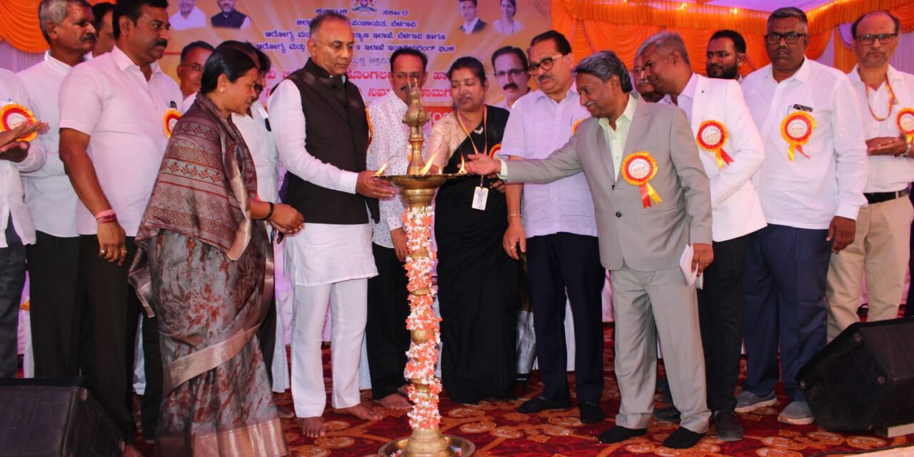 50 ಹಾಸಿಗೆಗಳ ತೀವ್ರ ನಿಗಾ ಘಟಕ (CCU) ನಿರ್ಮಾಣಕ್ಕೆ ಶಂಕುಸ್ಥಾಪನೆ