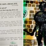 ರಾಯಣ್ಣನ ಮೂರ್ತಿ ಮೇಲೆ ಬಿದ್ದಿದ್ದು ಕಪ್ಪು ಮಸಿಯಲ್ಲ..! ಪೊಲೀಸರಿಂದ ಮಹತ್ವದ ಮಾಹಿತಿ