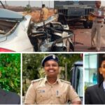 ಭೀಕರ ರಸ್ತೆ ಅಪಘಾತ ; ಮೂವರು ಪೊಲೀಸ್ ಅಧಿಕಾರಿಗಳು ಸಾವು