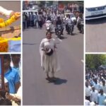 ಹಾರೂಗೇರಿ – ಓಡೋಡಿ ಬಂದು ಮೃತ ಯೋಧನಿಗೆ ಅಂತಿಮ ನಮನ ಸಲ್ಲಿಸಿದ ಮಹಿಳೆ…! VIDEO