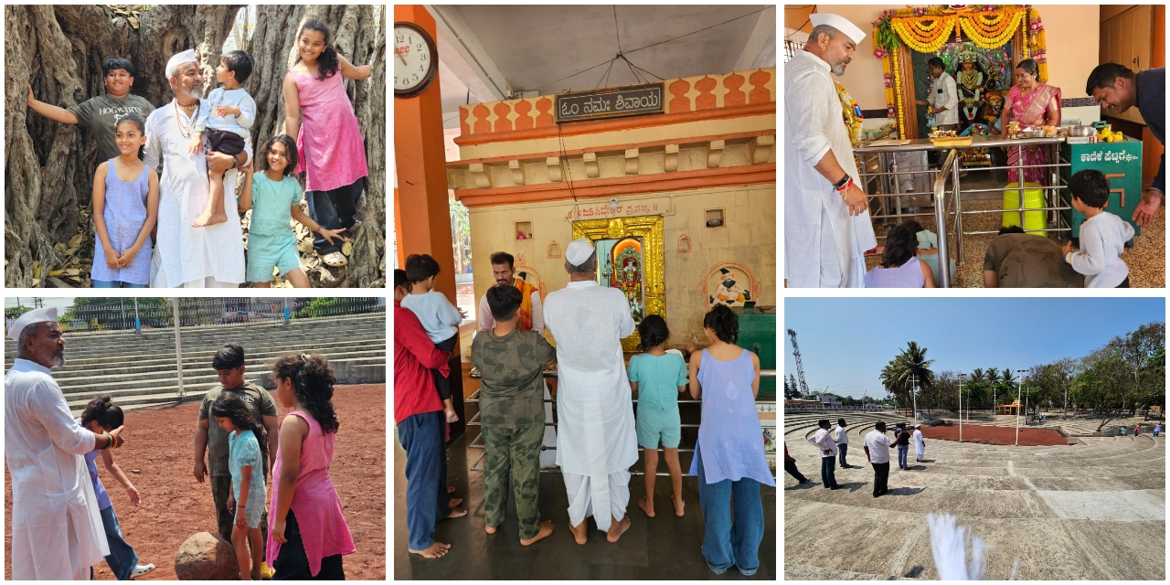 ಮಕ್ಕಳೊಂದಿಗೆ ಮಗುವಾದ ಕತ್ತಿ ಸಾಹುಕಾರ್ ; ಯುಗಾದಿ ಸಂಭ್ರಮ..!