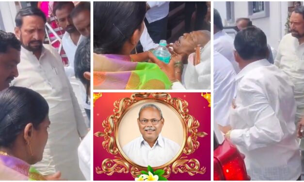 ಕಣ್ಣೆದುರಲ್ಲೇ ಆಪ್ತನ ಸಾವು ಕಂಡು ಕಣ್ಣೀರಾದ ಶಾಸಕ ಲಕ್ಷ್ಮಣ ಸವದಿ…! – Video