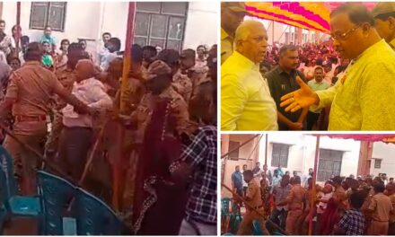 ಚಿಂಗಳೆಗೆ ಏ ಬಾಡ್ಯಾ ಎಂದ ಮಹಿಳೆಯರು ; ಜೊಲ್ಲೆ ಆಕ್ರೋಶ – ಪೊಲೀಸ್ ಭದ್ರತೆಯಲ್ಲಿ ಹೊರನಡೆದ ಬುಡಾ ಅಧ್ಯಕ್ಷರು