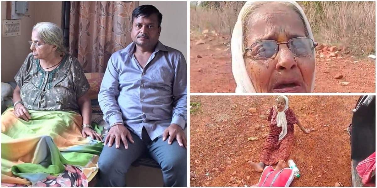 ನಡುರಸ್ತೆಯಲ್ಲಿ ಹಡೆದವ್ವನ ಬಿಟ್ಟಿದ್ದ ಮಗ : ಕೊನೆಗೂ ಮನೆ ಸೇರಿದ ವೃದ್ಧ ತಾಯಿ