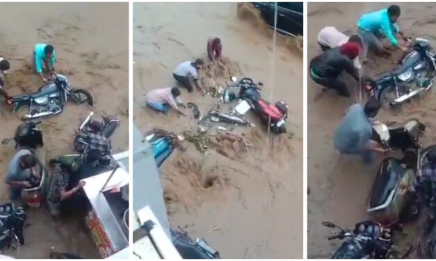 ರಕ್ಕಸ ಮಳೆಗೆ ಬೈಲಹೊಂಗಲ ಜನ ಕಂಗಾಲು – VIDEO