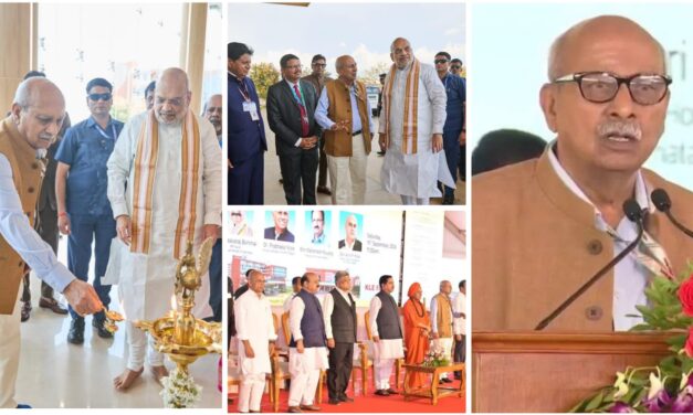 ಅನಾರೋಗ್ಯದ ಮಧ್ಯೆ ಕಾರ್ಯಕ್ರಮ ಉದ್ಘಾಟಿಸಿದ‌ ಅಮಿತ್ ಶಾ ; ಐತಿಹಾಸಿಕ ಕ್ಷಣಕ್ಕೆ ಸಾಕ್ಷಿಯಾದ ಹುಬ್ಬಳ್ಳಿ