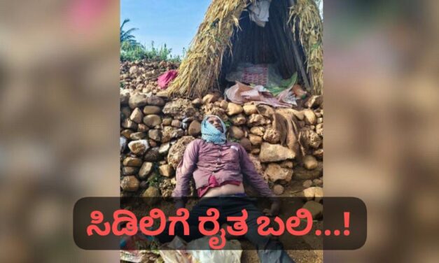 ಬೆಳಗಾವಿಯಲ್ಲಿ ಮಳೆ ಅಬ್ಬರ ; ಸಿಡಿಲಿನ ಹೊಡೆತಕ್ಕೆ ರೈತ ಬಲಿ