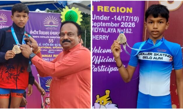 ಸ್ಪೀಡ್ ರೋಲರ್ ಸ್ಕೇಟಿಂಗ್ ಸ್ಪರ್ಧೆಯಲ್ಲಿ ಕುಲದೀಪ ಬಿರ್ಜೆ ಸಾಧನೆ