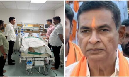 ಗಂಭೀರವಾಗಿ ಗಾಯಗೊಂಡ ವಿರೂಪಾಕ್ಷ ಮಾಮನಿಗೆ ಚಿಕಿತ್ಸೆ ; ಆಸ್ಪತ್ರೆ ಬಿ.ವೈ ವಿಜಯೇಂದ್ರ ಭೇಟಿ